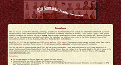 Desktop Screenshot of kimsimmonds.net